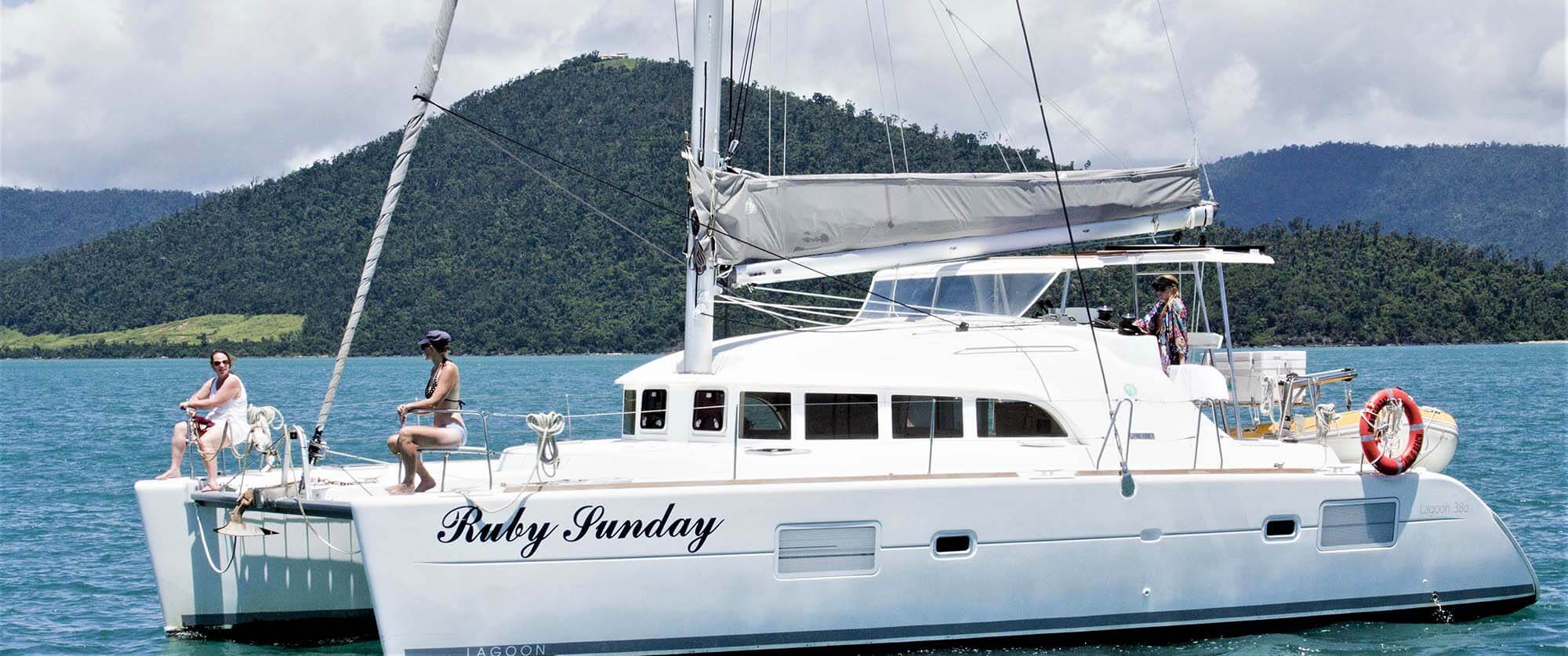 ruby sunday catamaran
